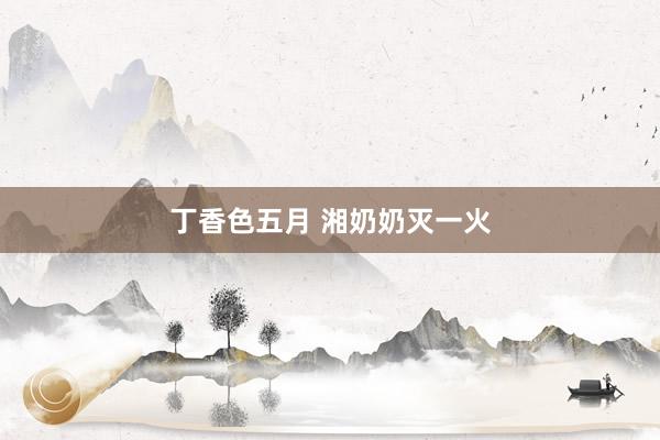 丁香色五月 湘奶奶灭一火